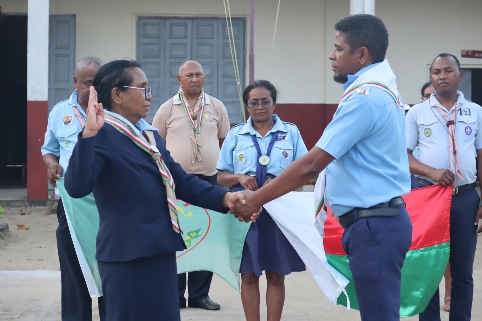 Dr RAMAROLAHY Safidy engagé dans le mouvement scout à Vatomandry